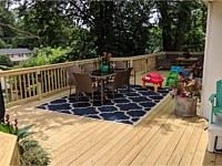 <b>Pressure Treated Decking with Pressure Treated Railing-2</b>